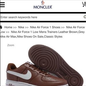 Nike Air Force 1 Low Men's Brown Leather